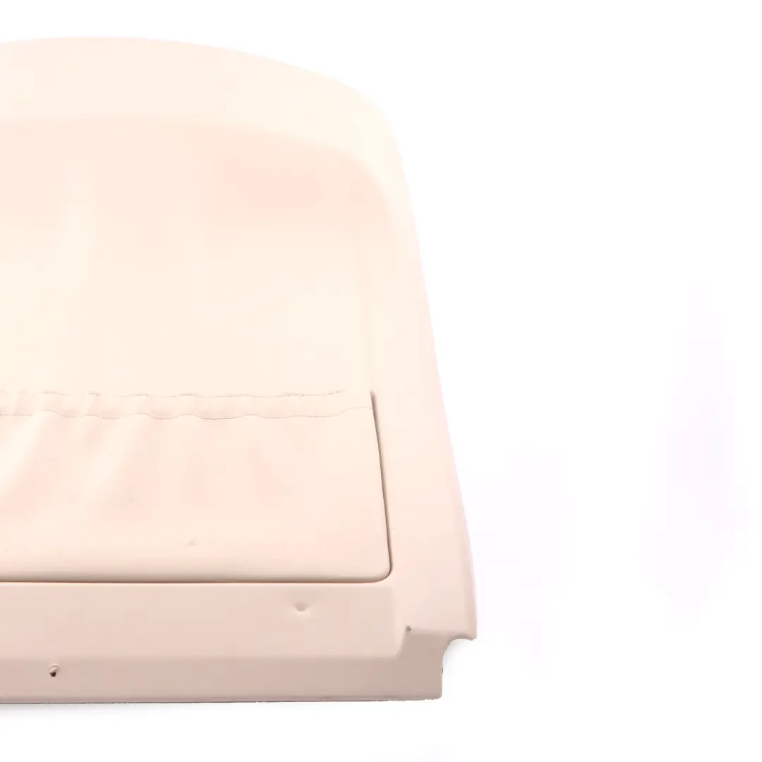 BMW E60 E61 E65 Rear Cover Panel Vinyl Front Seat Creambeige - SKU 7124835-1 - Part number 7124835