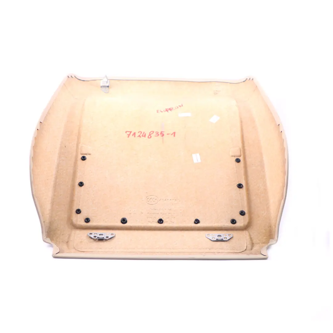 BMW E60 E65 Pannello di copertura posteriore sedile anteriore Creambeige - SKU 7124835-1 - Numero di parte 7124835