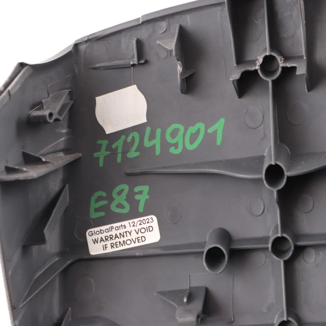 Blende Mittelkonsole Armlehne Hinten Alaskagrau 7078563 für BMW 1 er E87 mit Teilenummer 7124901 BMW 1 er E87 Blende Mittelkonsole Armlehne Hinten Alaskagrau 7078563 - SKU 7124901 - Teilenummer 7124901