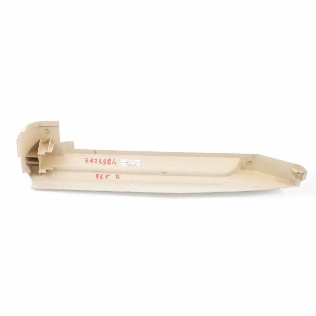  Guida sedili BMW E60 E61 E65 Finitura superiore Creambeige Destra 7016162 - SKU 7124984 - Numero di parte 7124984