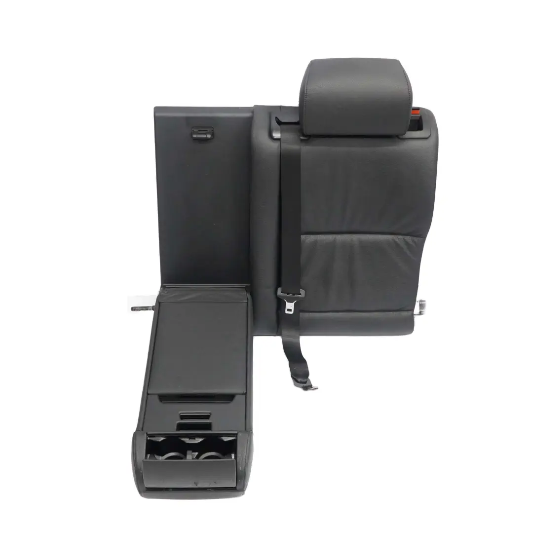 BMW E61 Touring Sitzbezug Rückenlehne Hinten Links Leder Dakota Schwarz - SKU 7125229-1 - Teilenummer 7125229