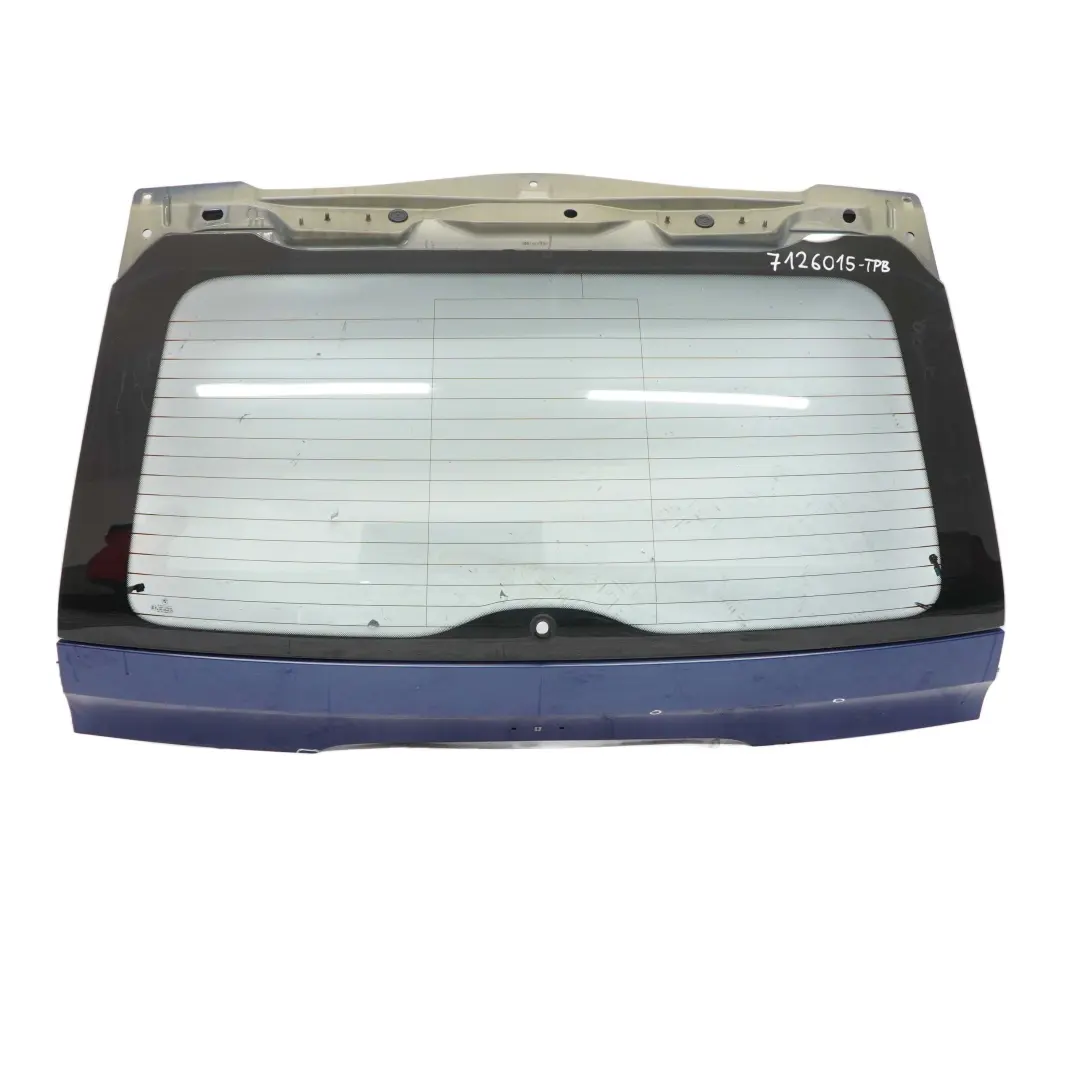BMW X5 E53 Boot Trunk Lid Tailgate Rear Topasblau Blue Metallic - 364 - SKU 7126015-TPB - Part number 7126015