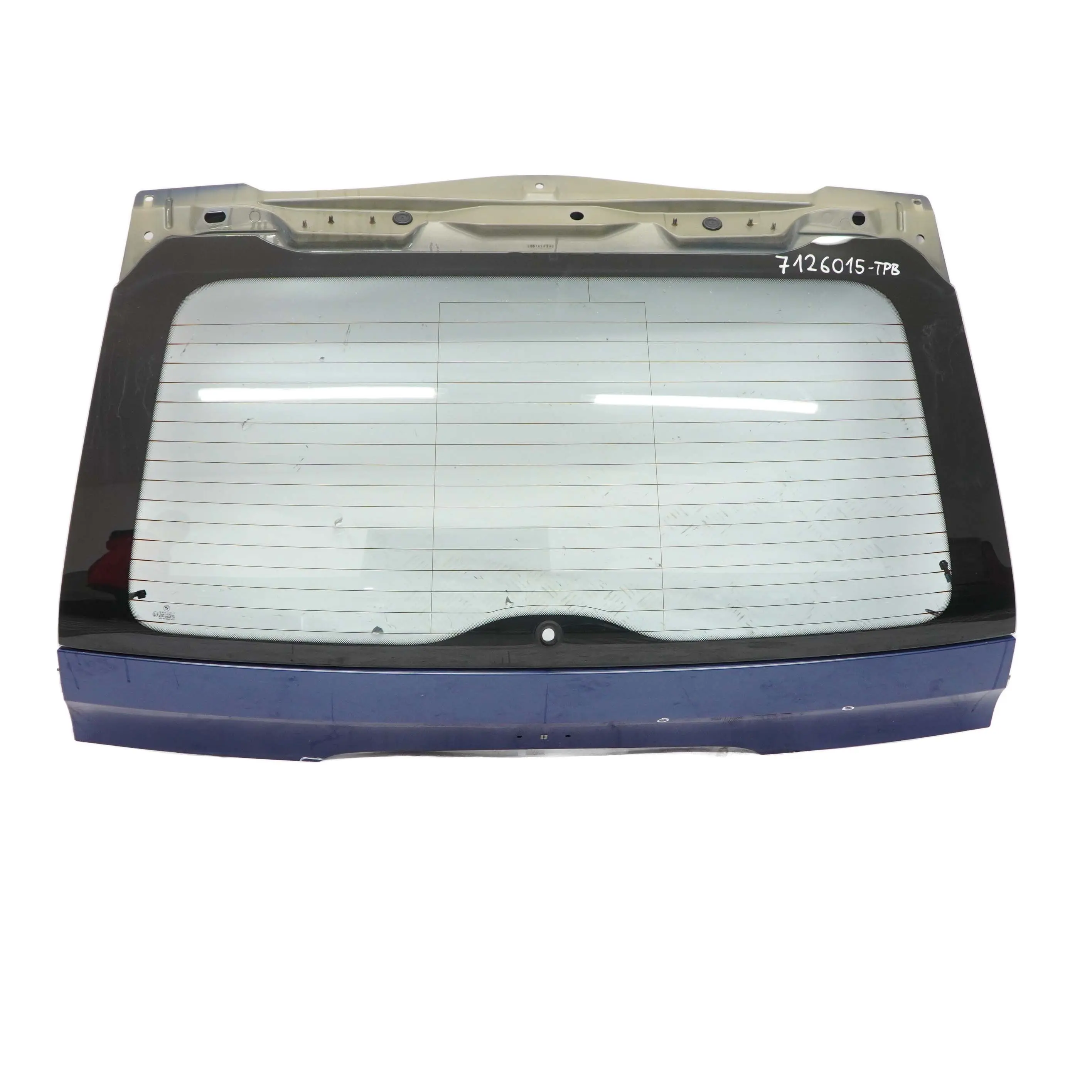 BMW X5 E53 Boot Trunk Lid Tailgate Rear Topasblau Blue Metallic - 364