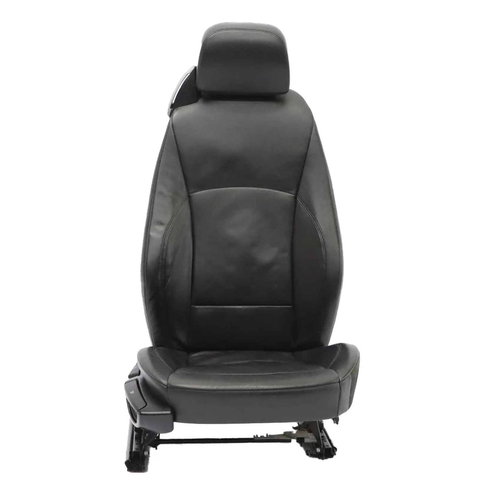BMW Z4 E85 Cabrio Roadster Asiento Delantero Derecho Calefactable Cuero Negro