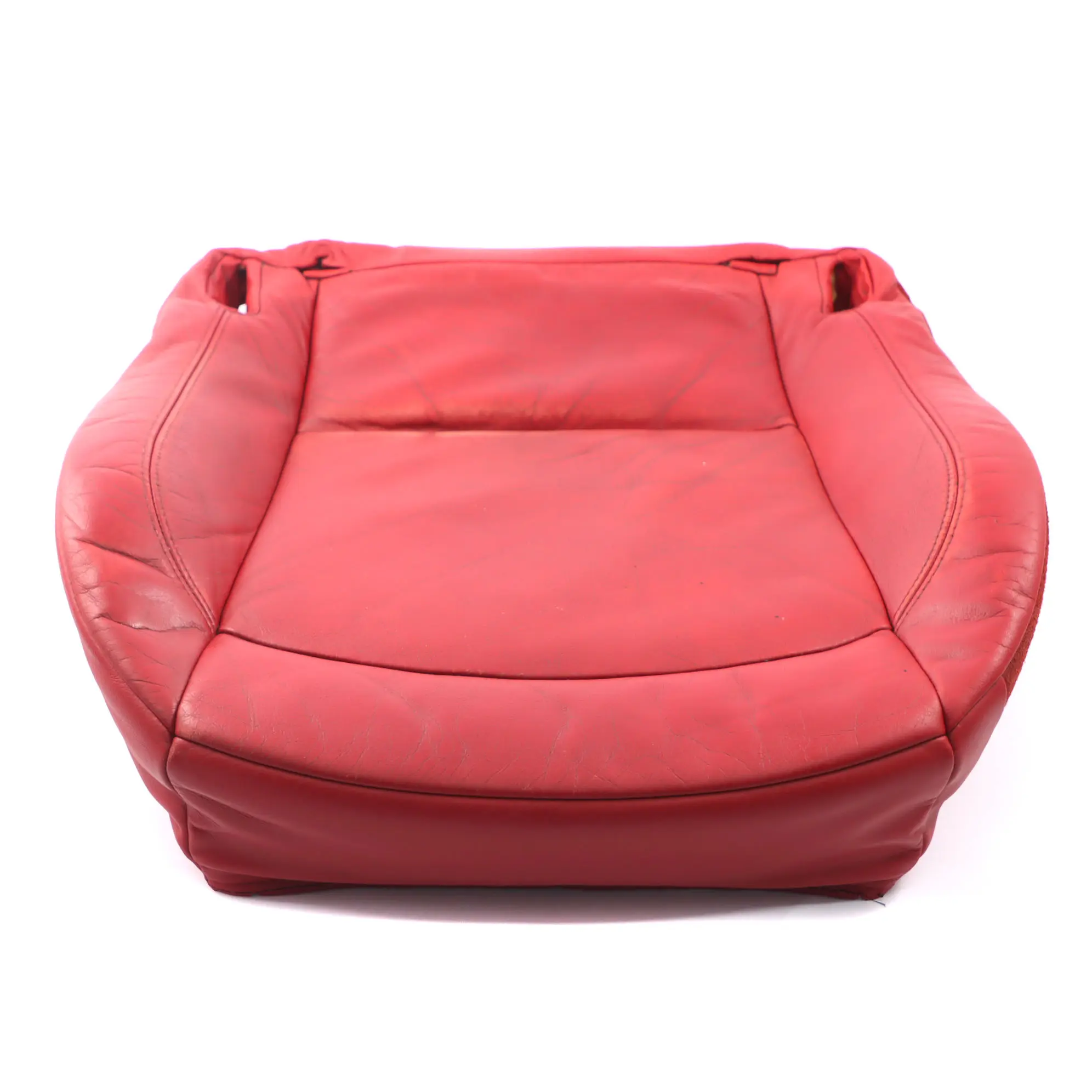 BMW Z4 E85 Funda de Asiento Delantero Derecho Panel Cubre Asiento Cuero Rojo