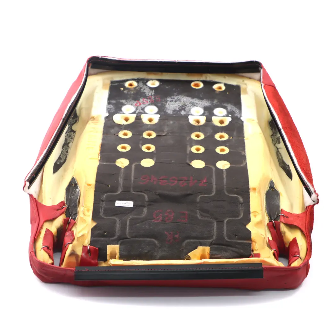 Funda de Asiento Delantero Derecho Panel Cubre Asiento Cuero Rojo para BMW Z4 E85 con número de pieza 7126346 BMW Z4 E85 Funda de Asiento Delantero Derecho Panel Cubre Asiento Cuero Rojo - SKU 7126346 - Número de pieza 7126346