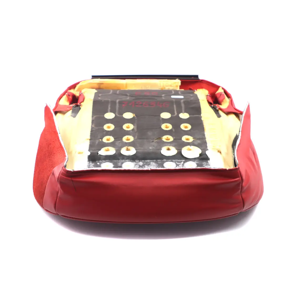 Front Right O/S Seat Covering Panel Leather Red to BMW Z4 E85 Seat Cover with Part number 7126346 BMW Z4 E85 Seat Cover Front Right O/S Seat Covering Panel Leather Red - SKU 7126346 - Part number 7126346
