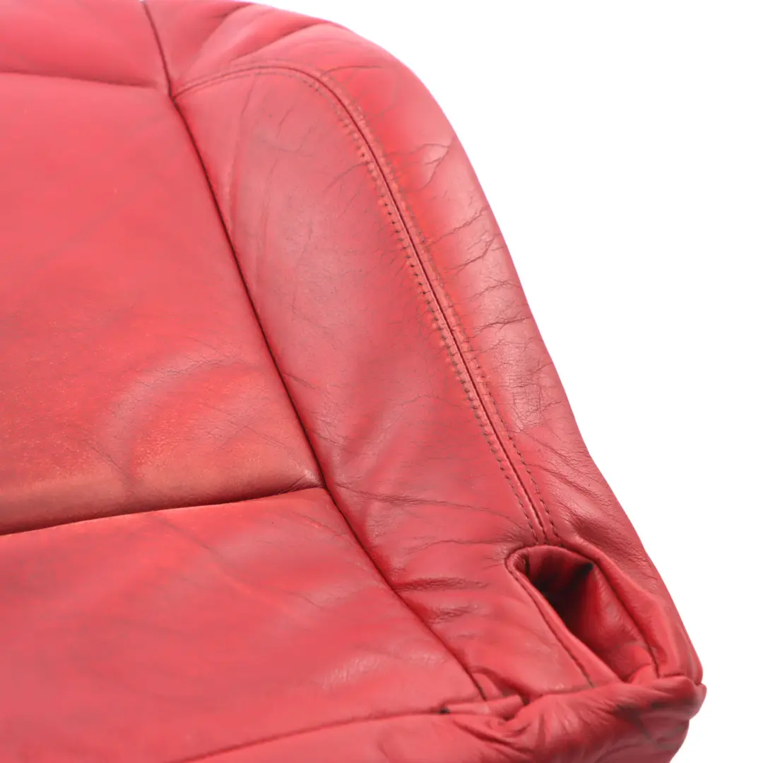 BMW Z4 E85 Coprisedile Anteriore Destro Rivestimento Pannello Pelle Rosso - SKU 7126346 - Numero di parte 7126346