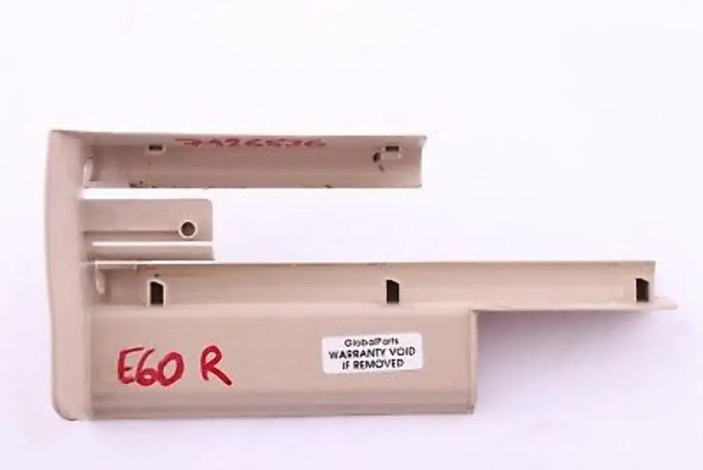 BMW E60 E61 E65 Sitzblende Blende Vorne Aussen Rechts CREAM BEIGE - SKU 7126536 - Teilenummer 7126536