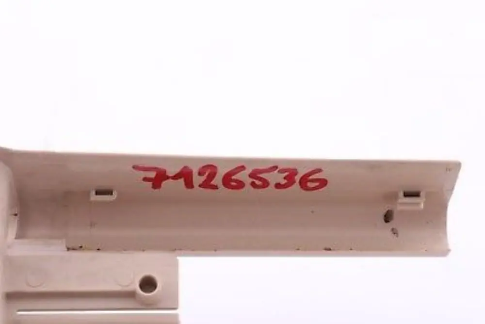 BMW E60 E61 E65 Cover Seat Front Exterior Right Beige Creambeige - SKU 7126536 - Part number 7126536