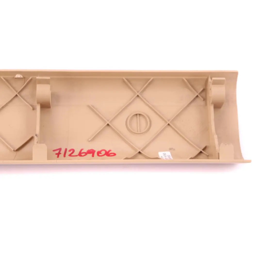 BMW 7 E65 E66 E67 Finisher Oberer Höher Schiene Vorne Rechts O/S Beige 7126634 - SKU 7126906 - Teilenummer 7126906