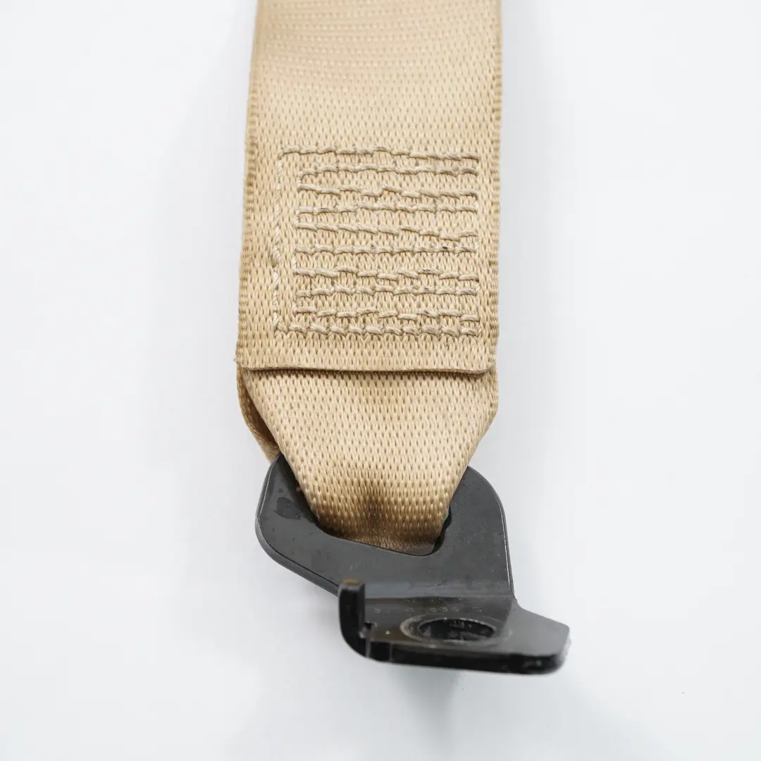 BMW E60 Seat Belt Lower Buckle Rear Centre Middle Beige - SKU 7127438 - Part number 9132810