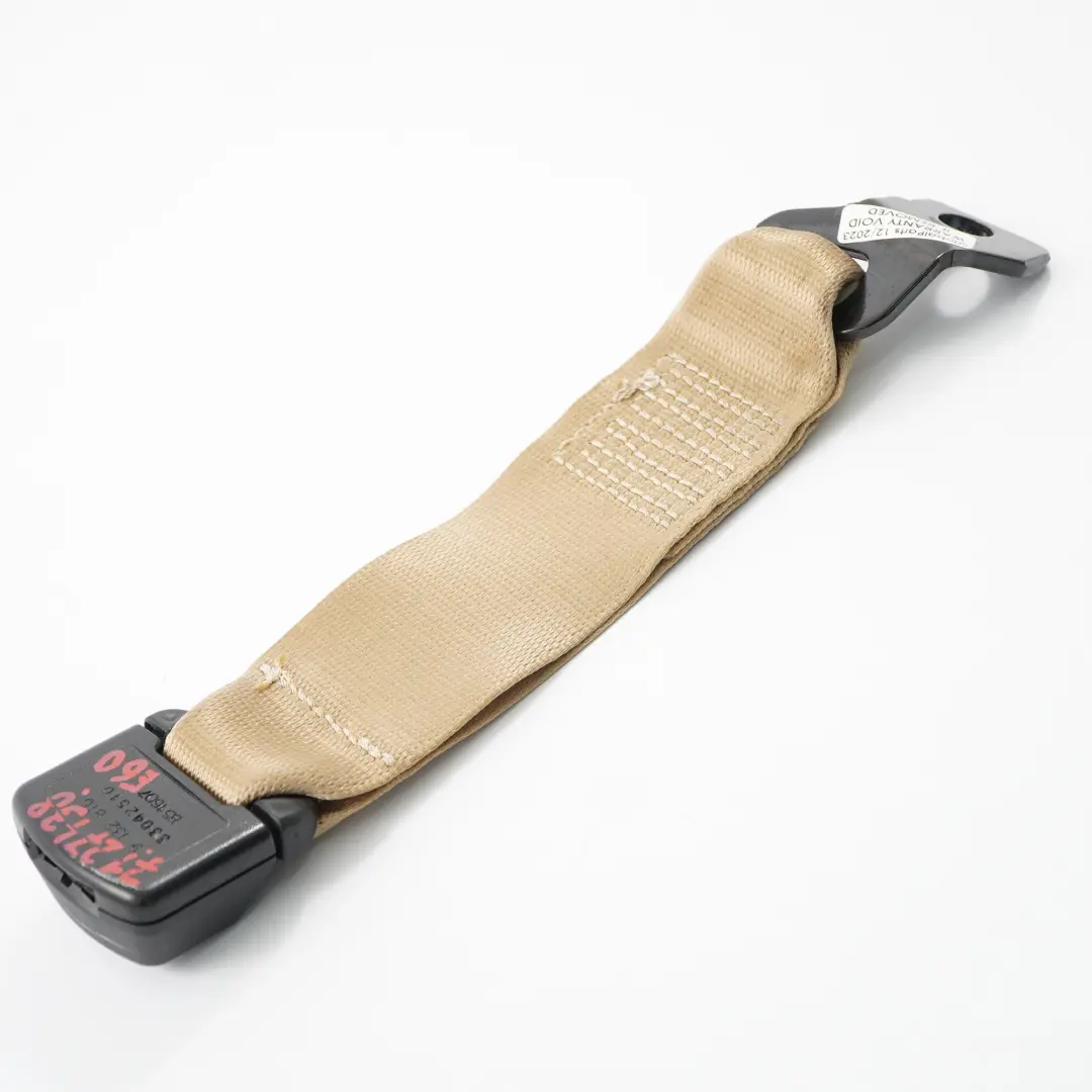 Belt Lower Buckle Rear Centre Middle Beige to BMW E60 Seat with Part number 9132810 BMW E60 Seat Belt Lower Buckle Rear Centre Middle Beige - SKU 7127438 - Part number 9132810