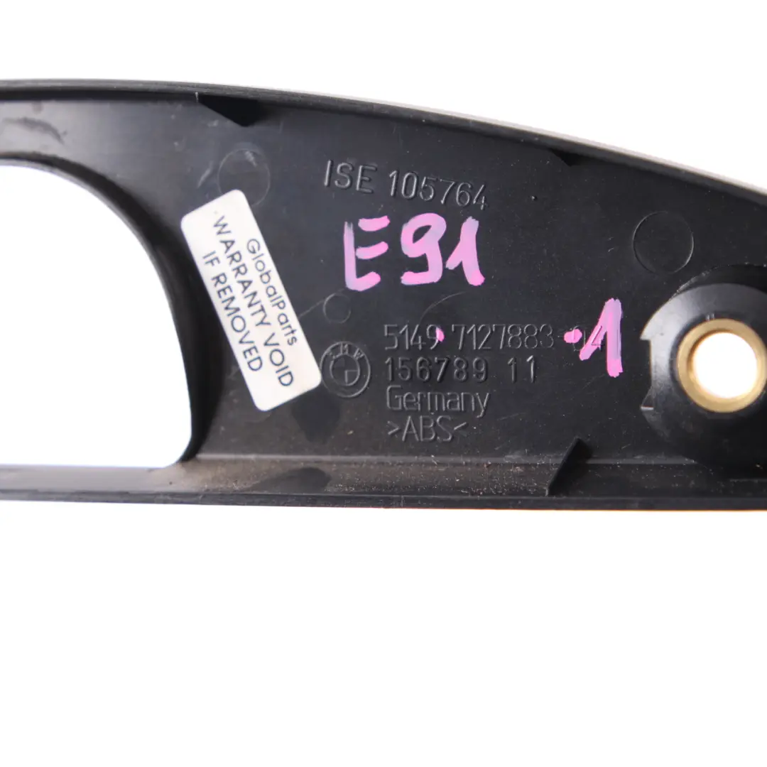 Rear Trim Panel BMW E91 LCI 1 Cover Locking System Black - SKU 7127883-1 - Part number 7127883