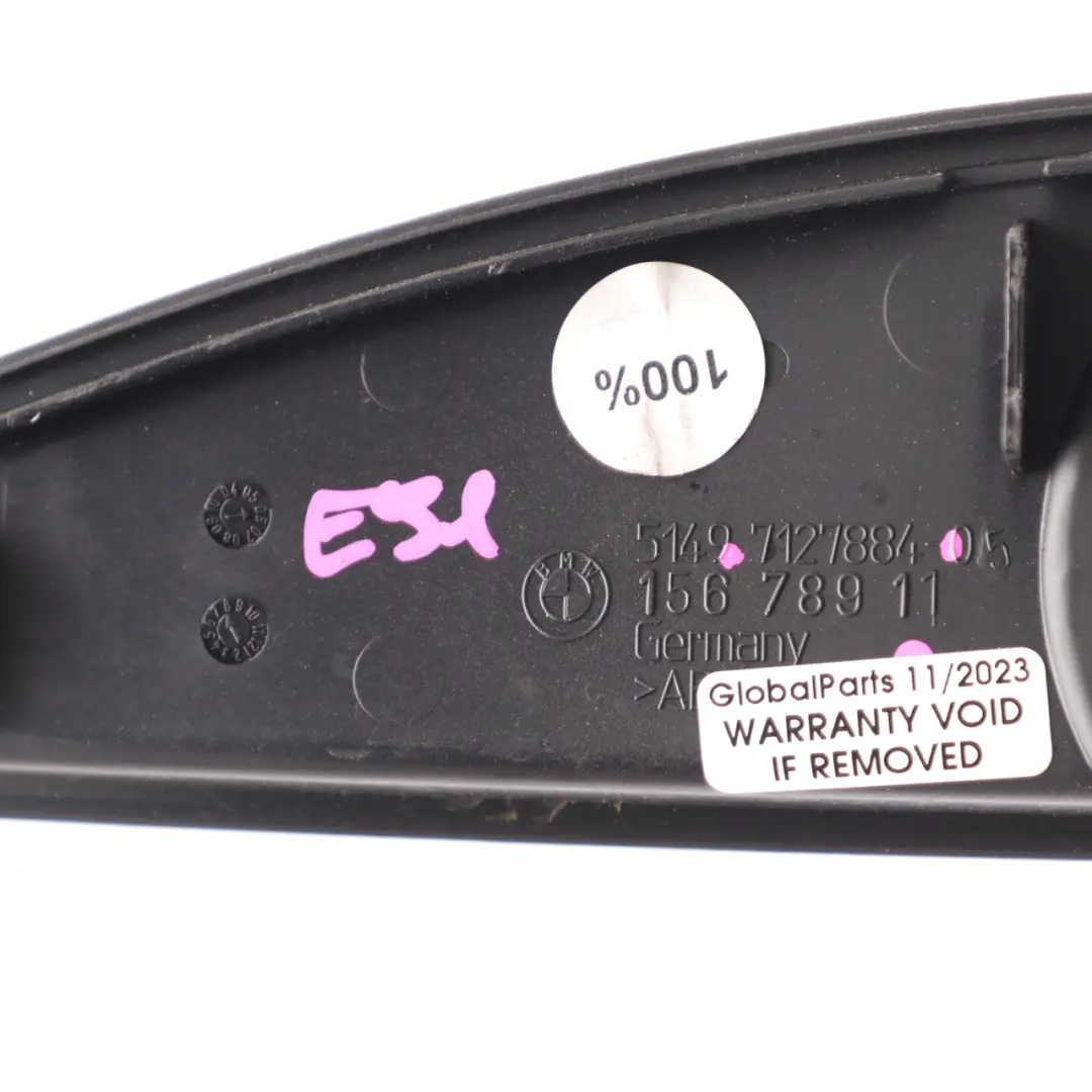 BMW E91 Maletero Trasero Cubre Motor Limpiaparabrisas Negro - SKU 7127884 - Número de pieza 7203110