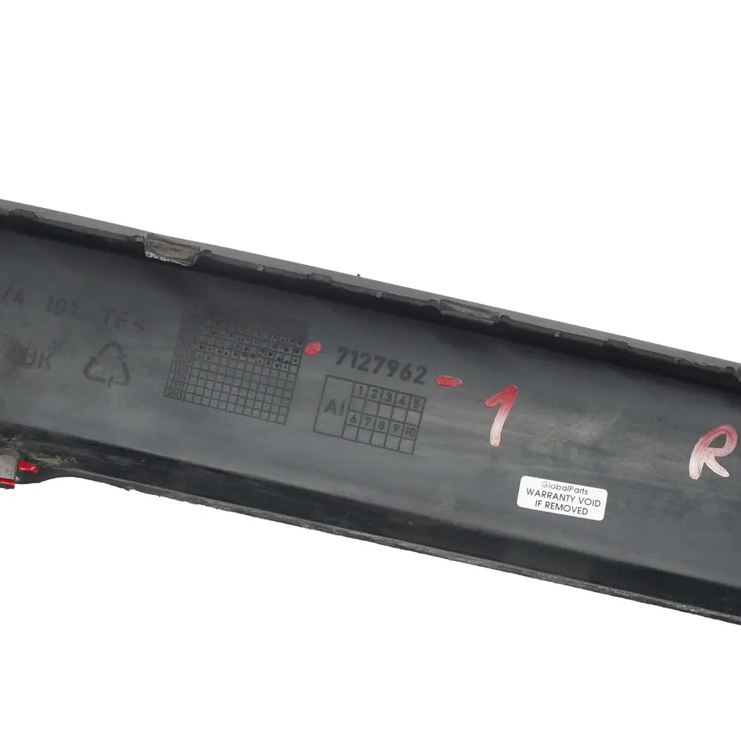 Mini R50 R52 Paraurti posteriore Spoiler inferiore Diffusore centrale - SKU 7127962-1 - Numero di parte 7127962