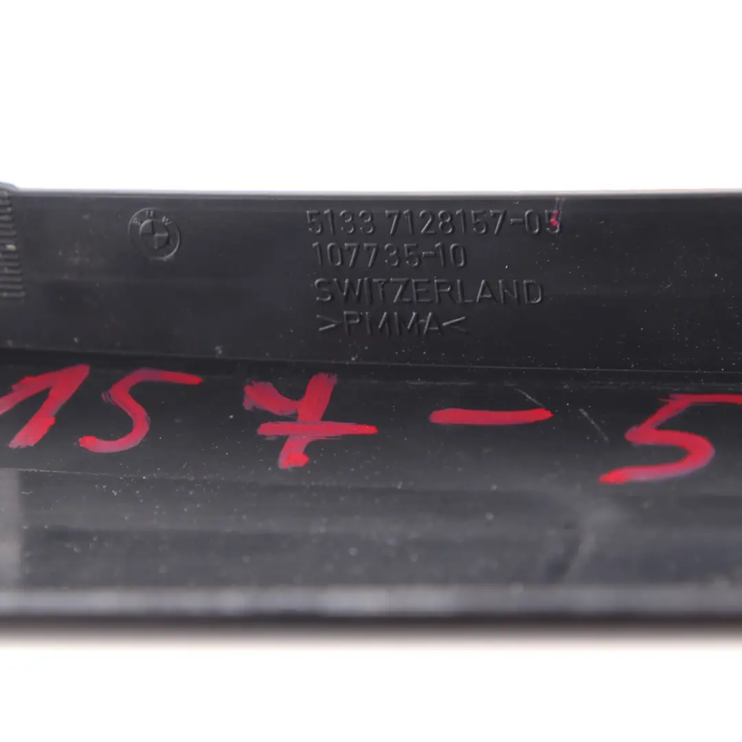 Exterior Column A Cover Pillar Left N/S Front Black to Mini R50 R52 R53 with Part number 7128157 Mini R50 R52 R53 Exterior Column A Cover Pillar Left N/S Front Black - SKU 7128157-5 - Part number 7128157