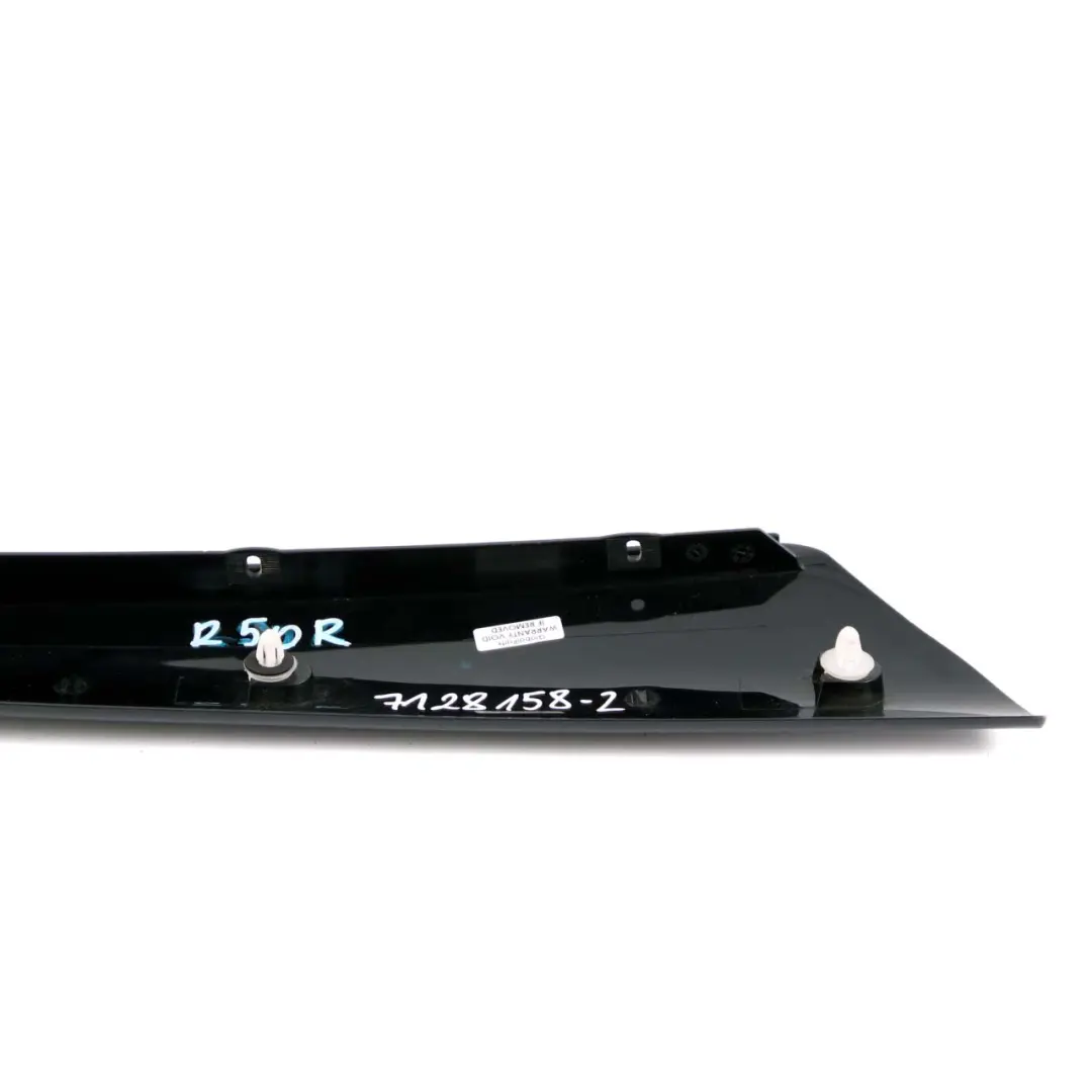 Mini R50 R53 Abdeckung Blende A-Säule Fenster Verkleidung Rechts Glanzschwarz - SKU 7128158-2 - Teilenummer 7128158
