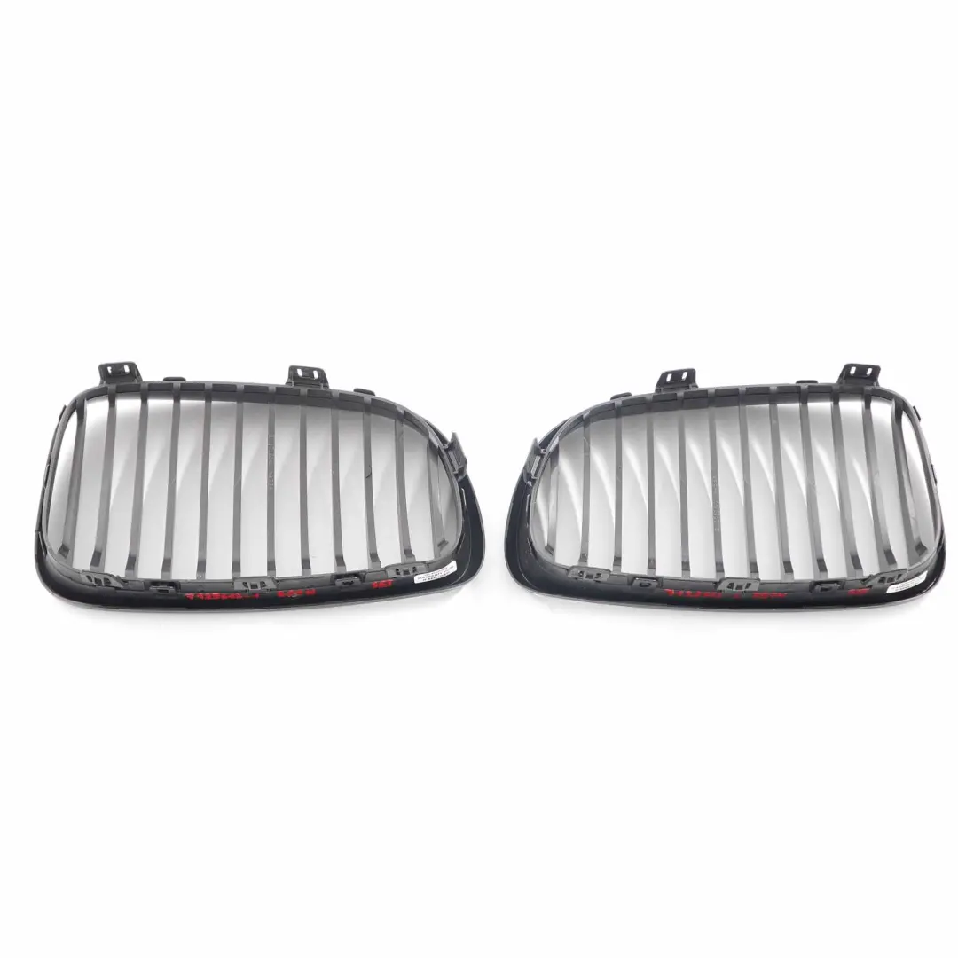 BMW 1 Series E81 E87 LCI Front Left Right Trim Kidney Grille N/O/S Set Taiwan - SKU 7128613-1 - Part number 7128613