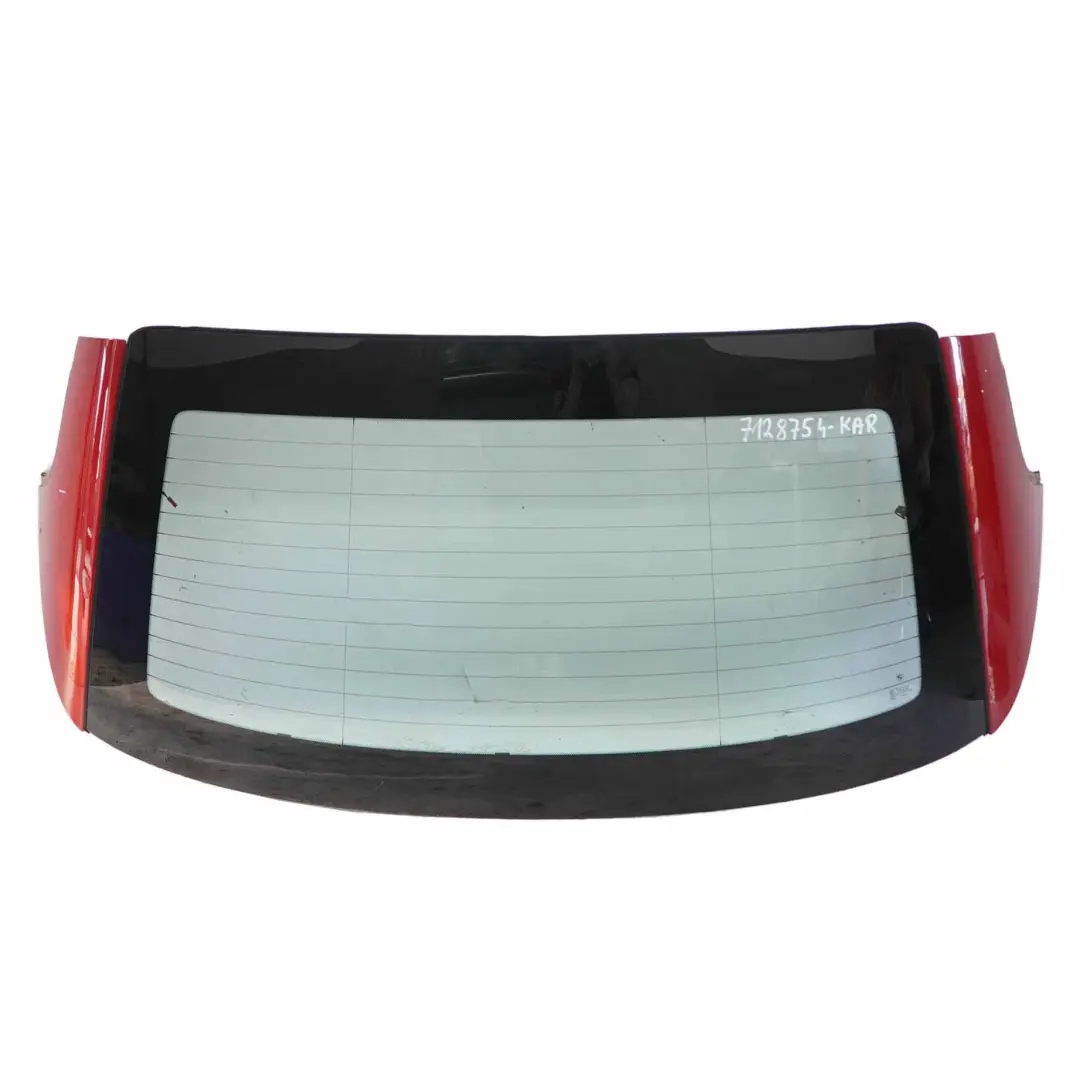 Window BMW E93 F33 Folding Top Hardtop Roof Shell Karmesinrot Red - A61 to Rear with Part number 7128754 Rear Window BMW E93 F33 Folding Top Hardtop Roof Shell Karmesinrot Red - A61 - SKU 7128754-KAR - Part number 7128754