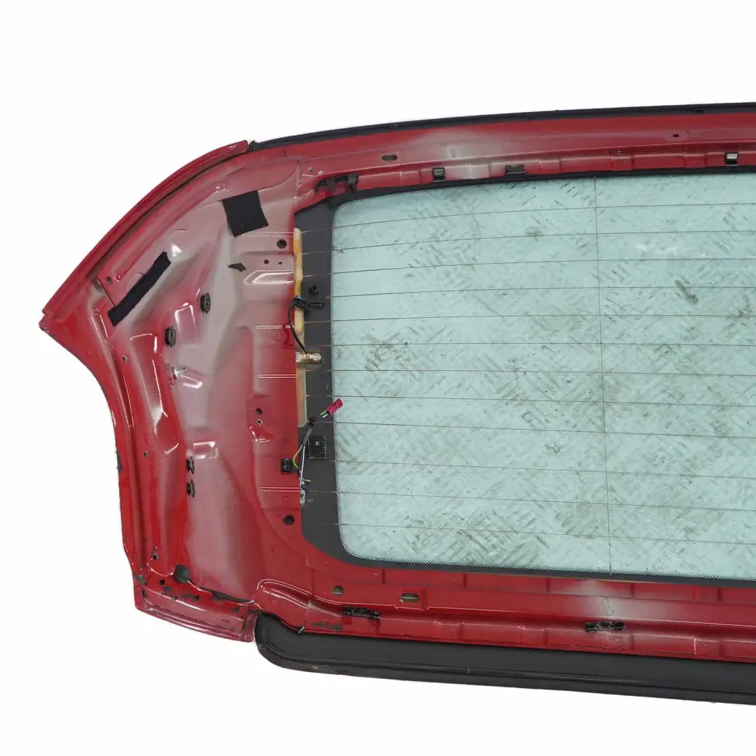 Window BMW E93 F33 Folding Top Hardtop Roof Shell Karmesinrot Red - A61 to Rear with Part number 7128754 Rear Window BMW E93 F33 Folding Top Hardtop Roof Shell Karmesinrot Red - A61 - SKU 7128754-KAR - Part number 7128754
