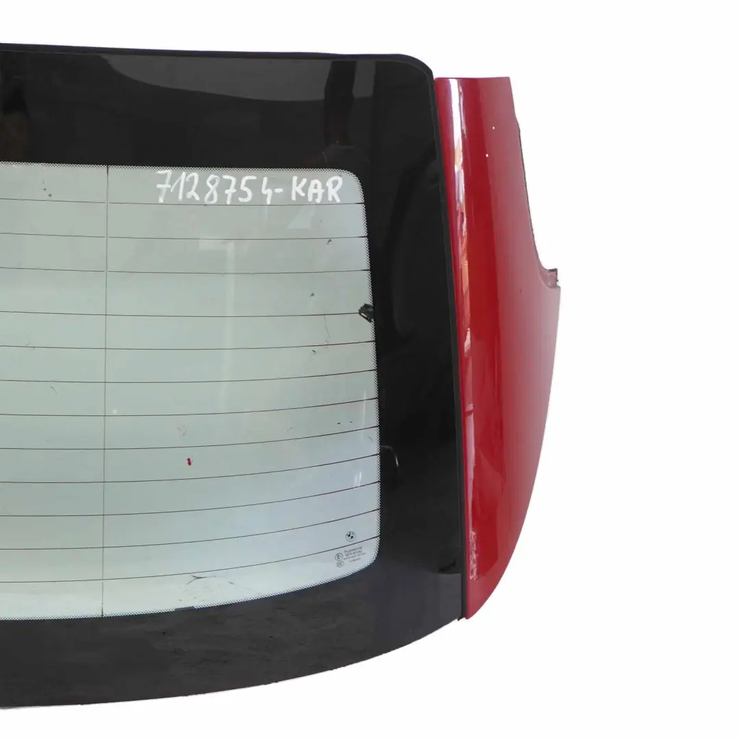 Window BMW E93 F33 Folding Top Hardtop Roof Shell Karmesinrot Red - A61 to Rear with Part number 7128754 Rear Window BMW E93 F33 Folding Top Hardtop Roof Shell Karmesinrot Red - A61 - SKU 7128754-KAR - Part number 7128754