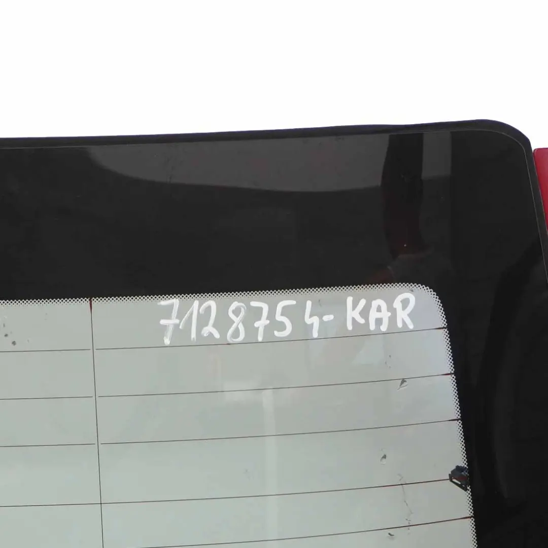 BMW E93 Szyba Tył Tylna Karmesinrot - A61 - SKU 7128754-KAR - Numer Części 7128754