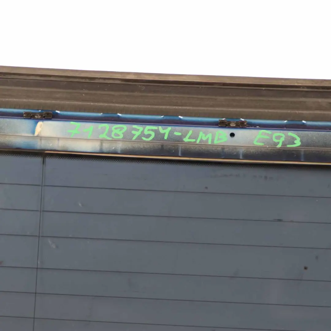 Folding Top Hardtop Roof Shell Rear Window Le Mans Blau Metallic 381 to BMW E93 F33 with Part number 7128754 BMW E93 F33 Folding Top Hardtop Roof Shell Rear Window Le Mans Blau Metallic 381 - SKU 7128754-LMB - Part number 7128754