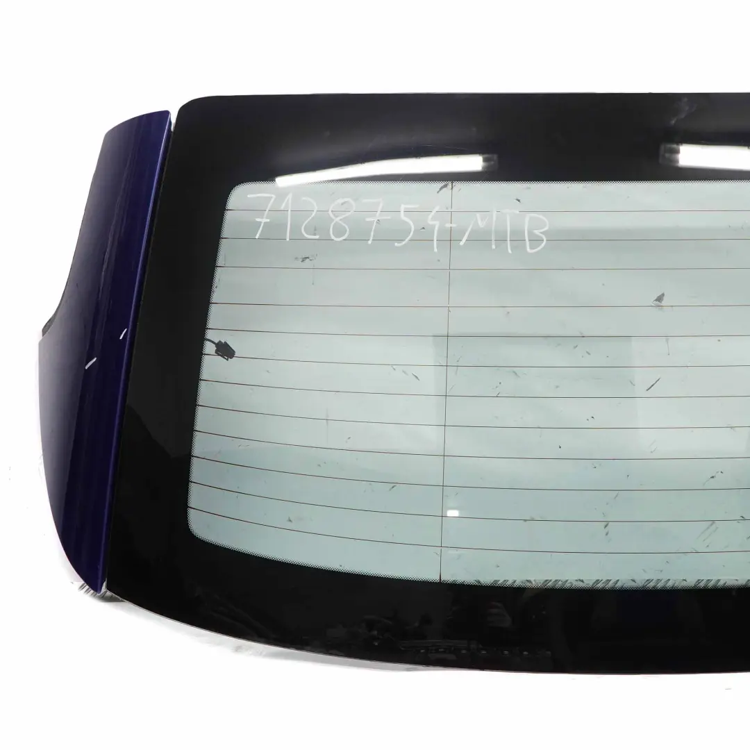 BMW E93 Szyba Tył Tylna Montegoblau Blau - A51 - SKU 7128754-MTB - Numer Części 7128754