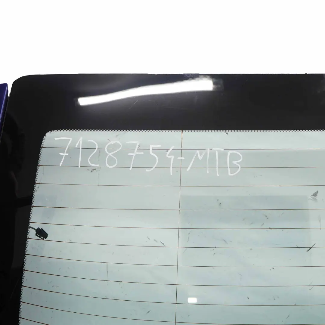 BMW E93 Szyba Tył Tylna Montegoblau Blau - A51 - SKU 7128754-MTB - Numer Części 7128754