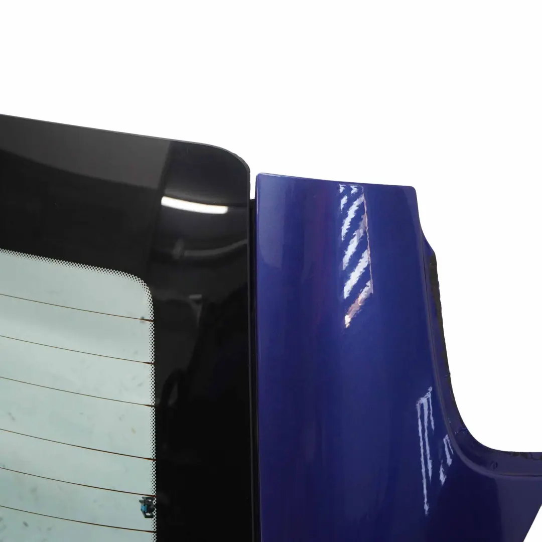 Window BMW E93 F33 Folding Top Hardtop Roof Shell Montegoblau Blue - A51 to Rear with Part number 7128754 Rear Window BMW E93 F33 Folding Top Hardtop Roof Shell Montegoblau Blue - A51 - SKU 7128754-MTB - Part number 7128754
