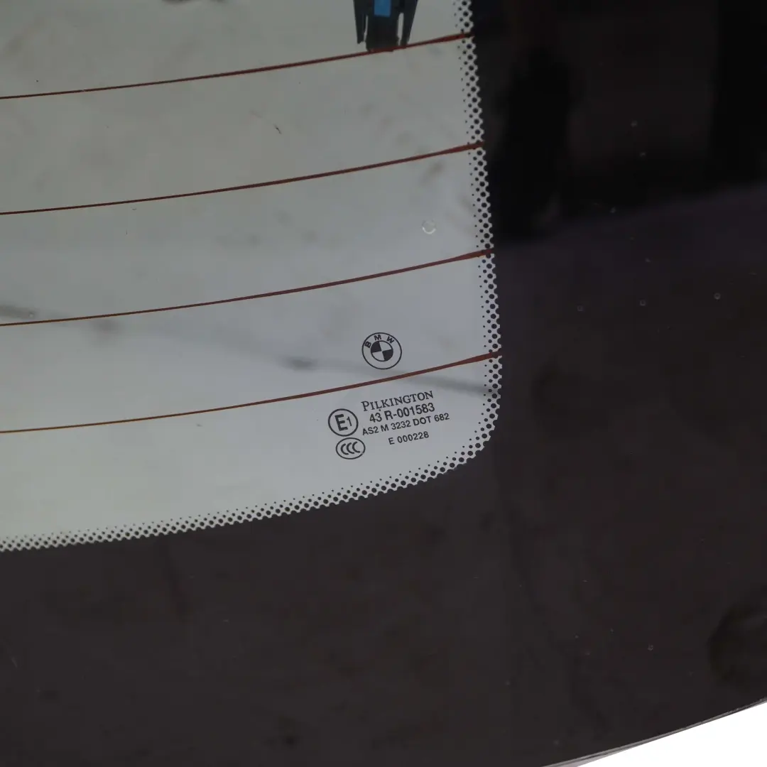 Window BMW E93 F33 Folding Top Hardtop Roof Shell Titan Silver - 354 to Rear with Part number 7128754 Rear Window BMW E93 F33 Folding Top Hardtop Roof Shell Titan Silver - 354 - SKU 7128754-TS2 - Part number 7128754