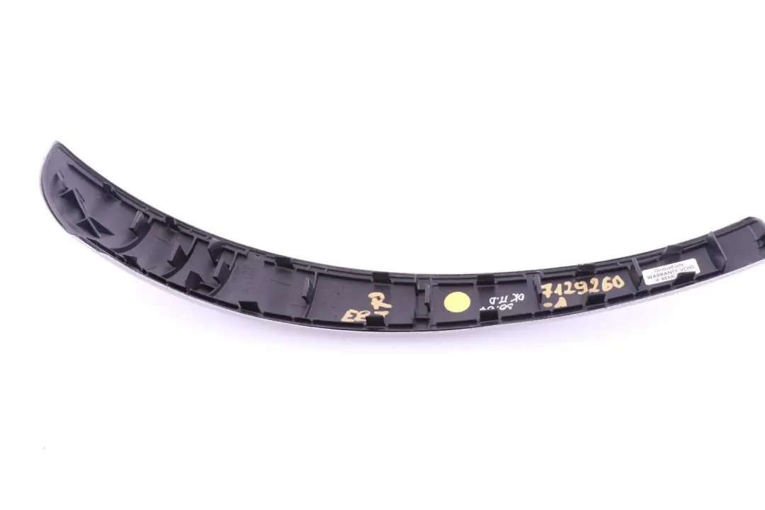 BMW 1 Series E87 Trim Cover Door Handle Interior Right O/S Kodiak Silver - SKU 7129260-1 - Part number 7129260