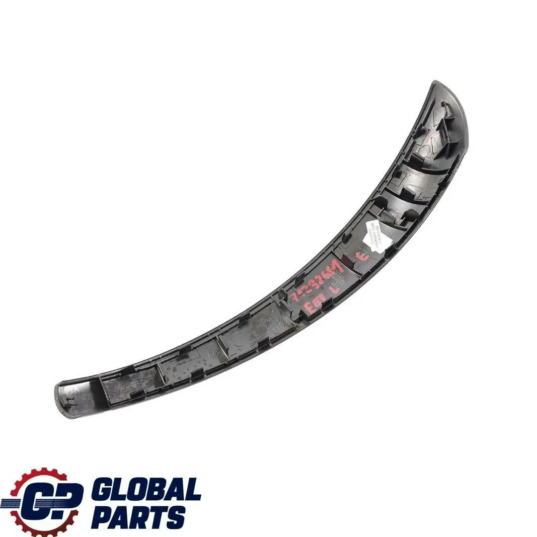BMW 1 Series 1 E87 Trim Inner Door Handle Gomera Black Left N/S - SKU 7129261-1 - Part number 7129261