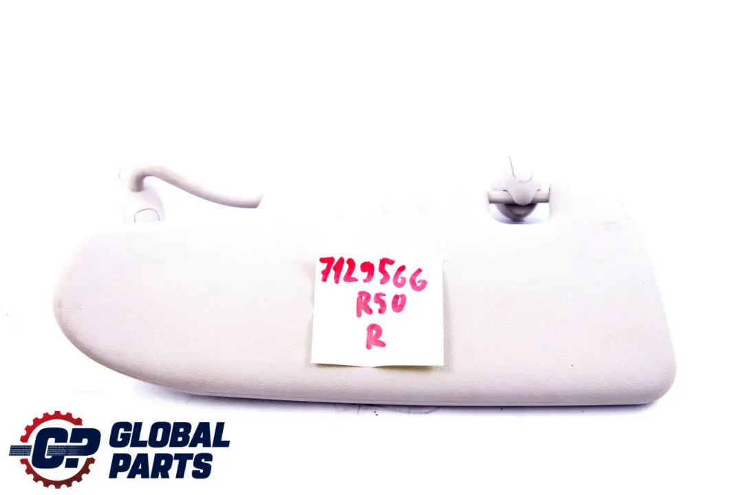 Mini Cooper One R50 R53 Visiera parasole specchio destra Grigio Orizzonte - SKU 7129566 - Numero di parte 7129566