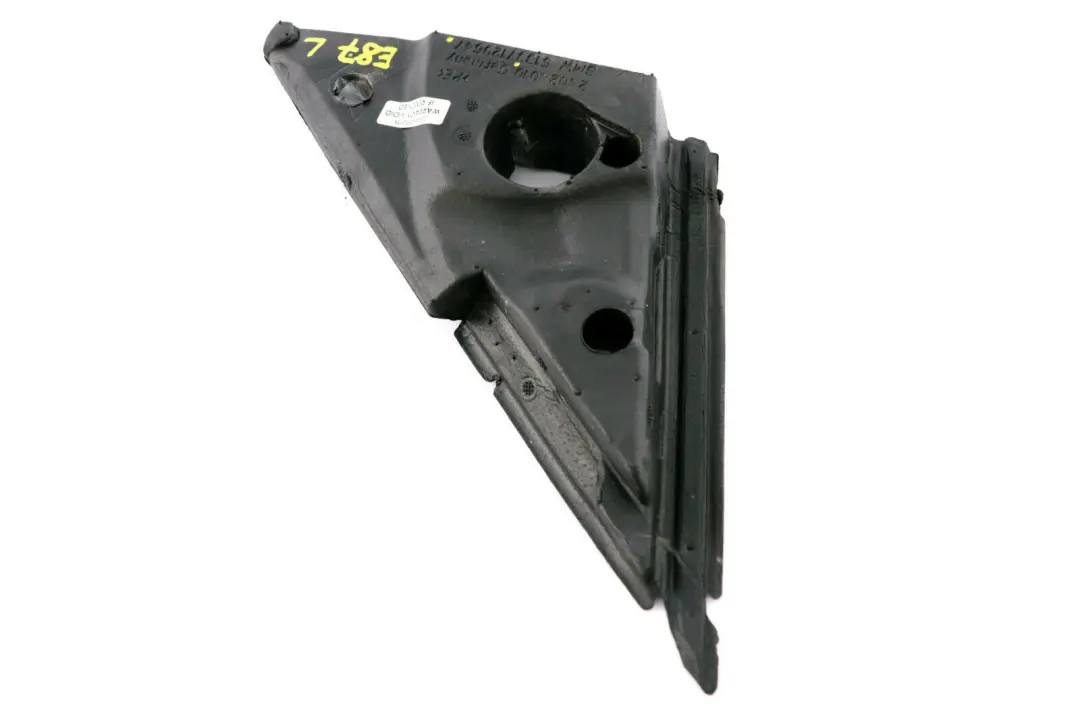 Sello Espejo Exterior Izquierdo Sello Triangulo para BMW E87 con número de pieza 7129647 BMW E87 Sello Espejo Exterior Izquierdo Sello Triangulo - SKU 7129647 - Número de pieza 7129647