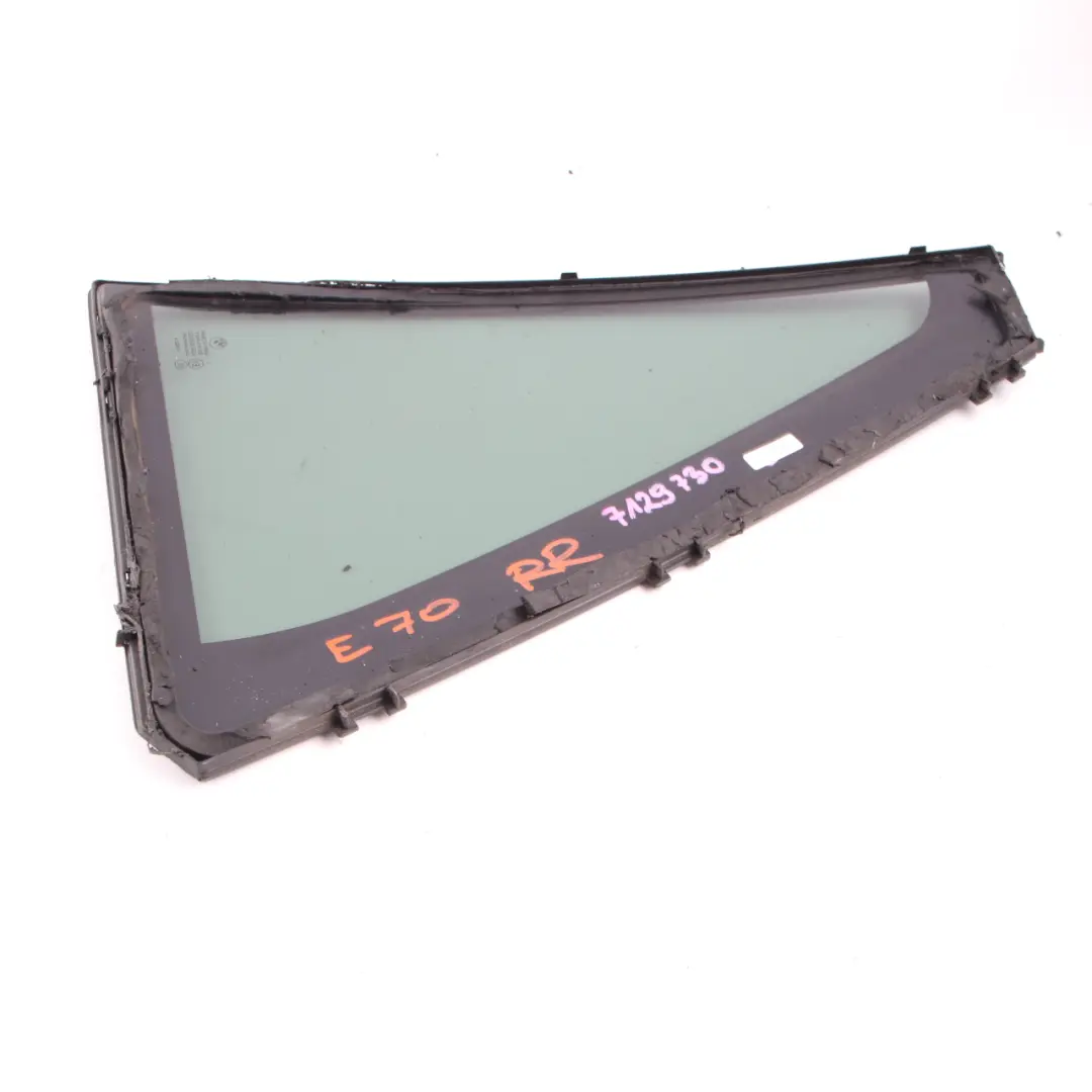 BMW X5 E70 Vetro finestra Porta fissa laterale posteriore destra AS3 - SKU 7129730 - Numero di parte 7129730