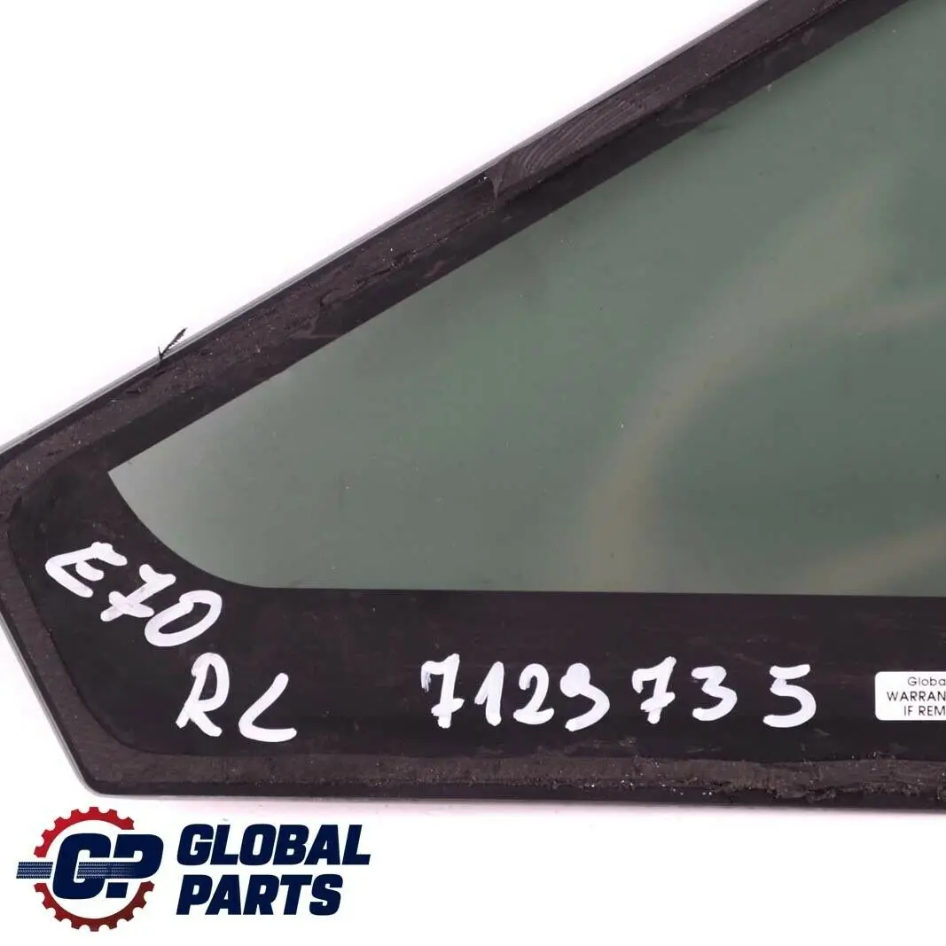 BMW X5 E70 Rear Side Fixed Window Glass Door Left N/S AS3 - SKU 7129735 - Part number 7129735