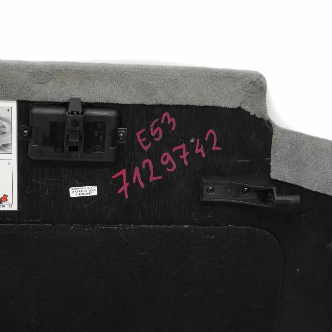BMW X5 E53 Floor Carpet Luggage Compartment Grau Grey - SKU 7129742 - Part number 7129742