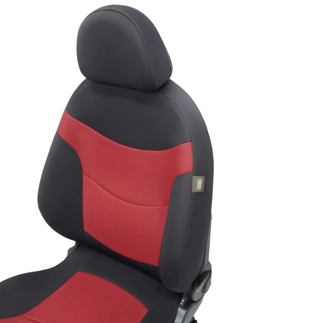 Vorne Links Sportsitz Stoff Molette Tartan Rot für Mini Cooper One R52 Cabrio mit Teilenummer 7130073 Mini Cooper One R52 Cabrio Vorne Links Sportsitz Stoff Molette Tartan Rot - SKU 7130073 - Teilenummer 7130073