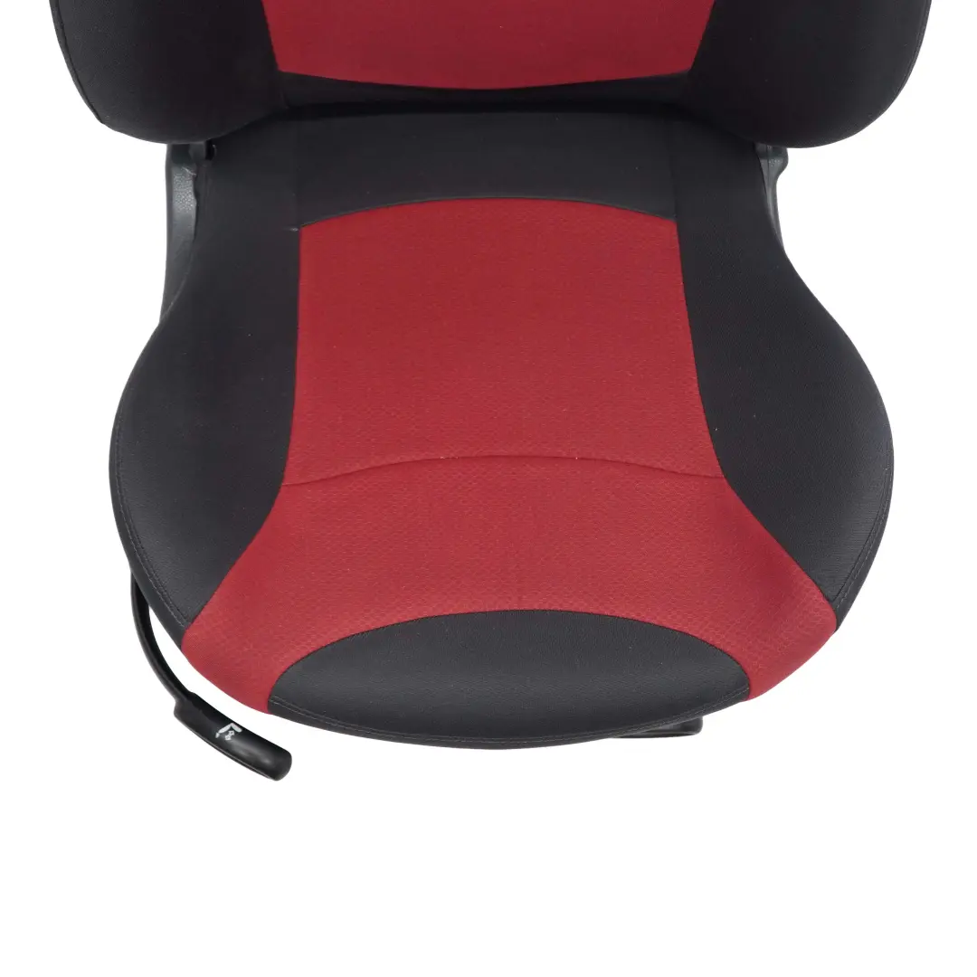 Mini Cooper One R52 Cabrio Vorne Rechts Sportsitz Stoff Molette Tartan Rot - SKU 7130074 - Teilenummer 7130074