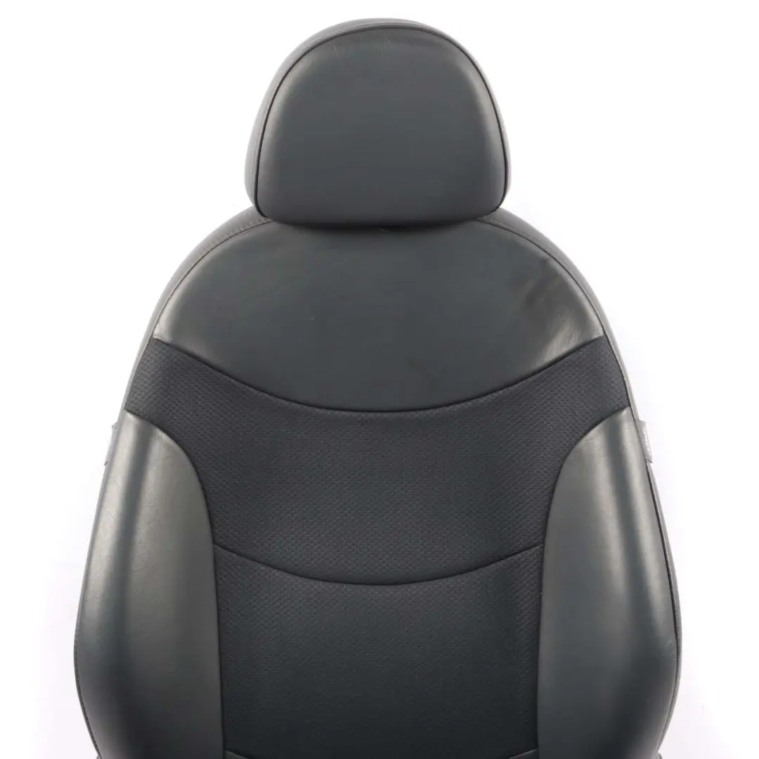 Mini Cooper One R52 Cabrio Front Left N/S Cloth / Leather Seat Panther Black - SKU 7130083 - Part number 7130083