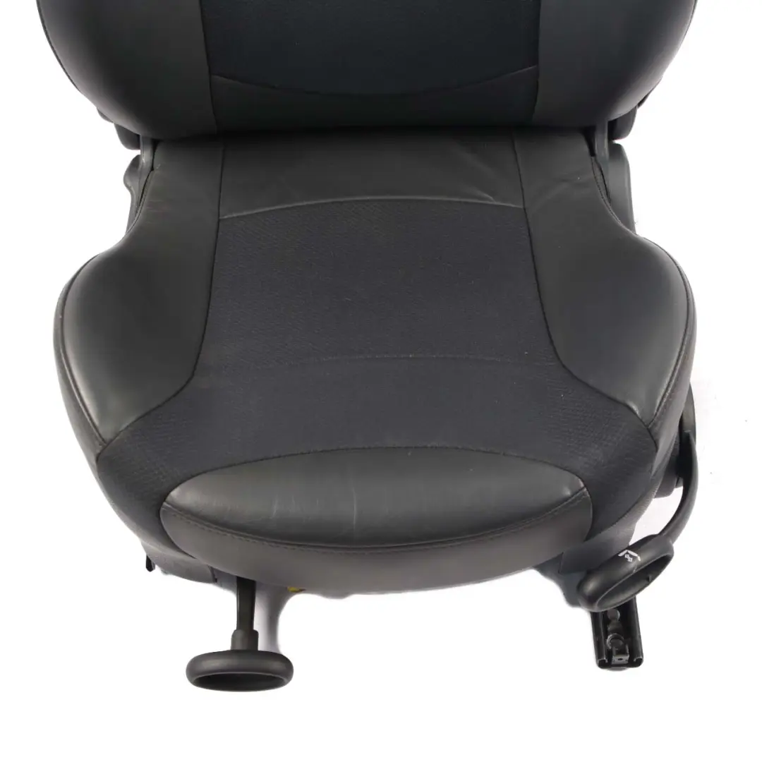 Front Left N/S Cloth / Leather Seat Panther Black to Mini Cooper One R52 Cabrio with Part number 7130083 Mini Cooper One R52 Cabrio Front Left N/S Cloth / Leather Seat Panther Black - SKU 7130083 - Part number 7130083