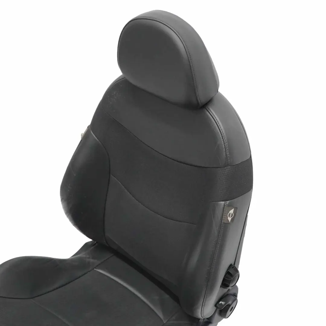 Mini R52 Cabrio Fotel Prawy Przód Skóra Czarny - SKU 7130084-2 - Numer Części 7130084