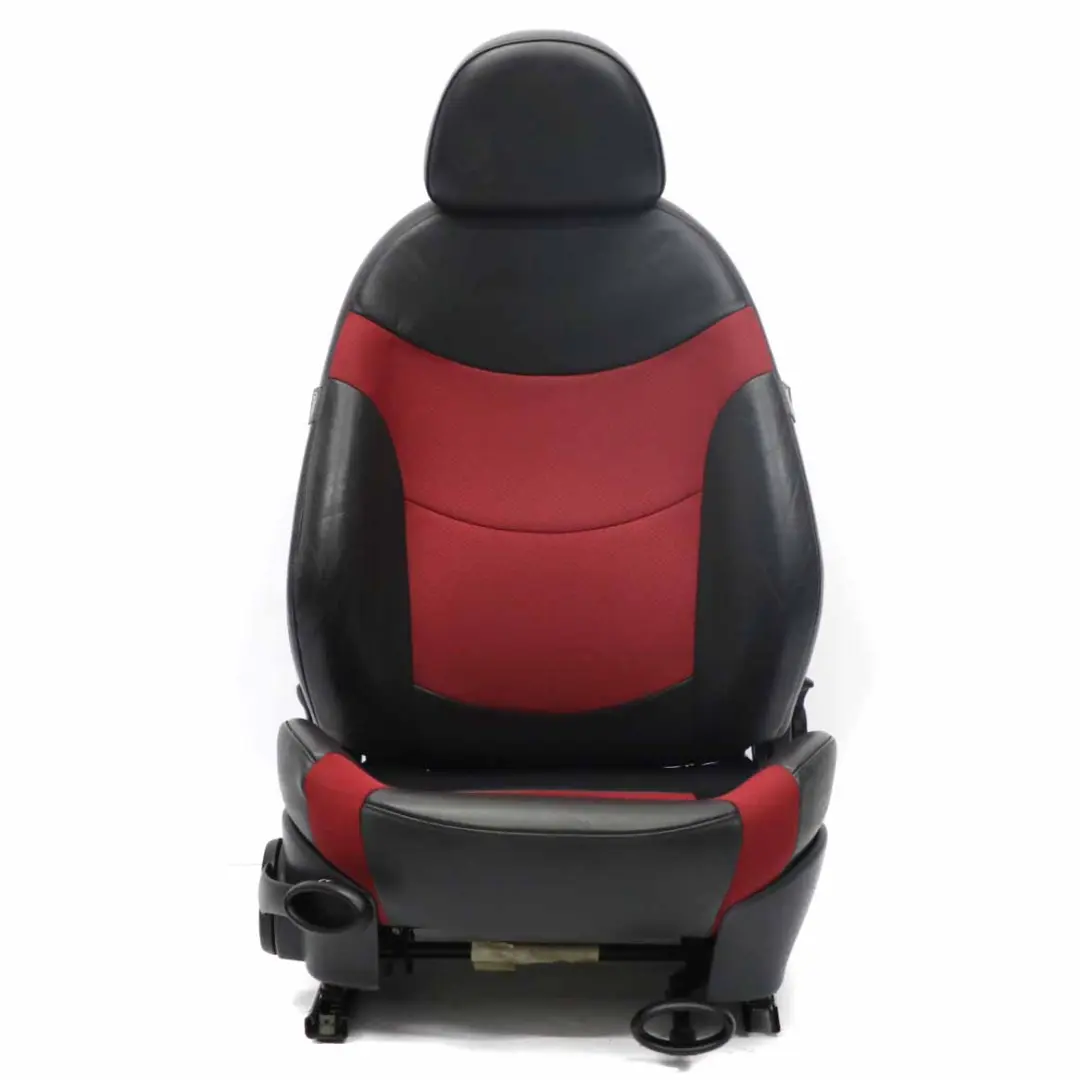 Mini Cooper One R50 Vorne Rechts Stoff / Leder Sport Sitz Panther Schwarz Rot - SKU 7130086 - Teilenummer 7130086
