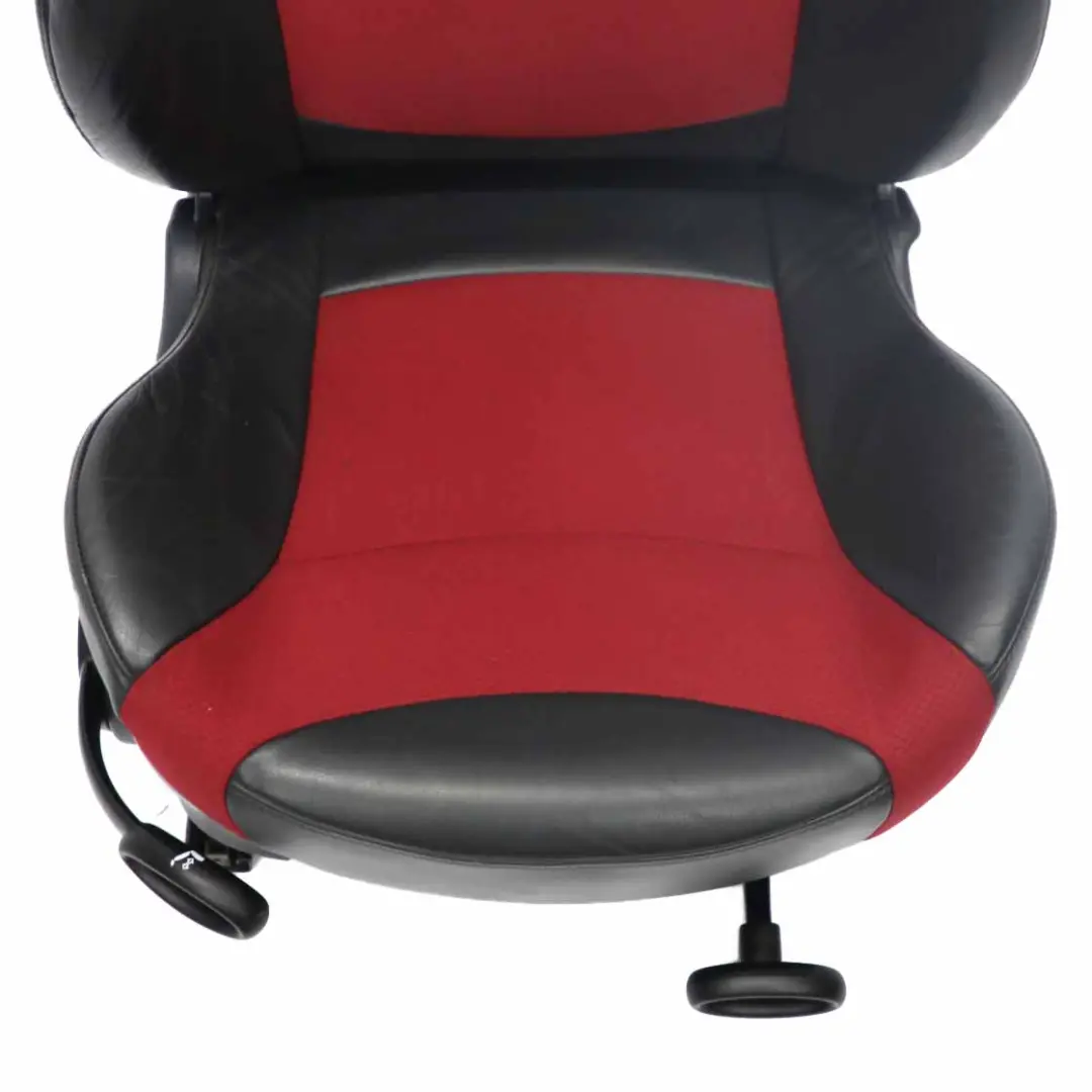 Mini Cooper One R50 Vorne Rechts Stoff / Leder Sport Sitz Panther Schwarz Rot - SKU 7130086 - Teilenummer 7130086