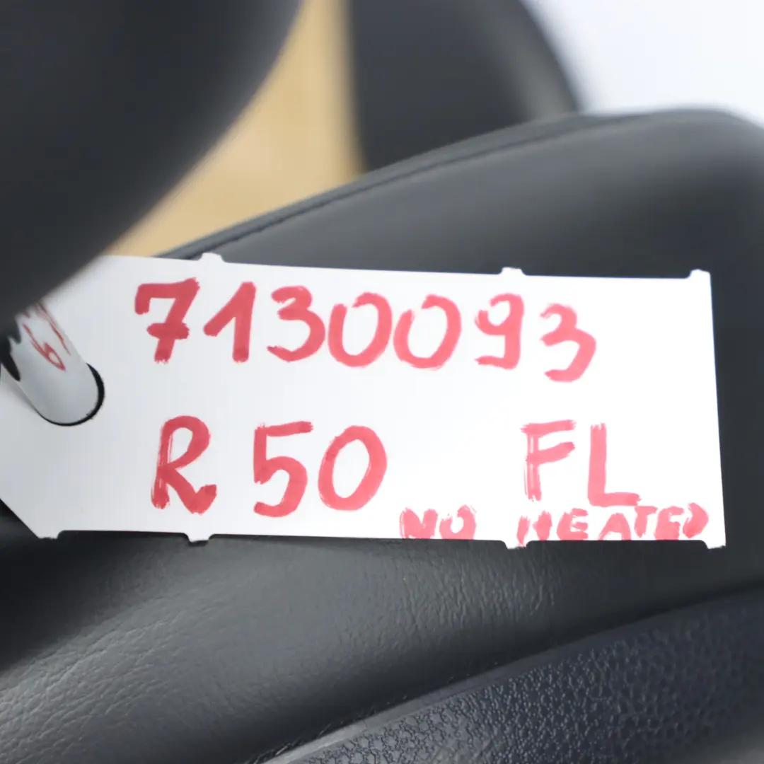  Sedile anteriore Mini Cooper R50 R53 Sport Sinistro Interno Pelle Cordoba Beige - SKU 7130093 - Numero di parte 7130093