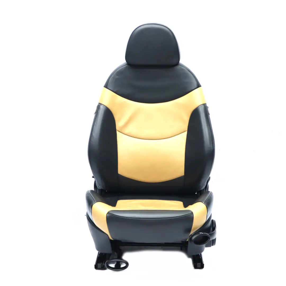 Fotel Sport Lewy Przód Skóra Beż do Mini Cooper One R50 R53 o numerze 7130093 Mini Cooper One R50 R53 Fotel Sport Lewy Przód Skóra Beż - SKU 7130093 - Numer Części 7130093
