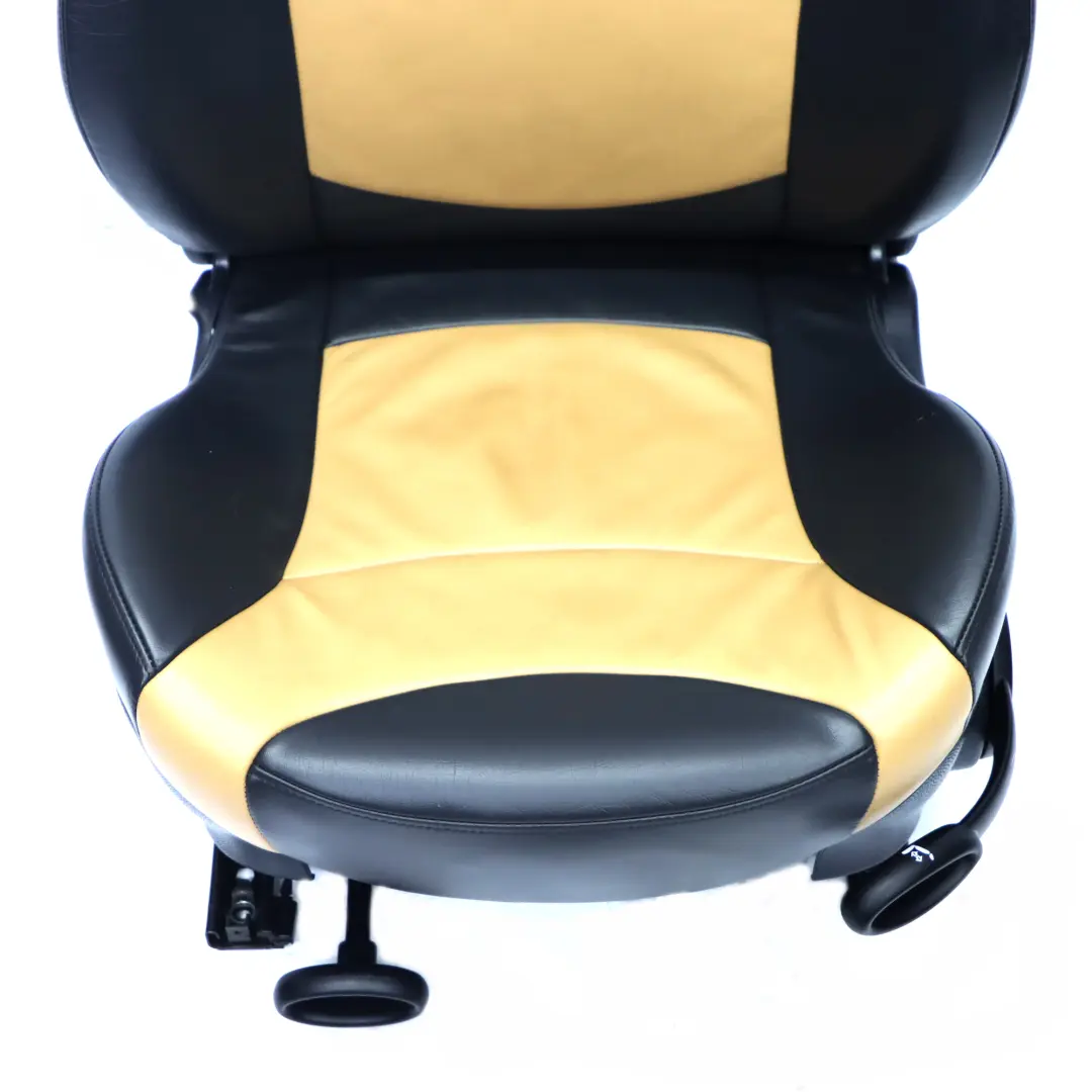 Fotel Sport Lewy Przód Skóra Beż do Mini Cooper One R50 R53 o numerze 7130093 Mini Cooper One R50 R53 Fotel Sport Lewy Przód Skóra Beż - SKU 7130093 - Numer Części 7130093