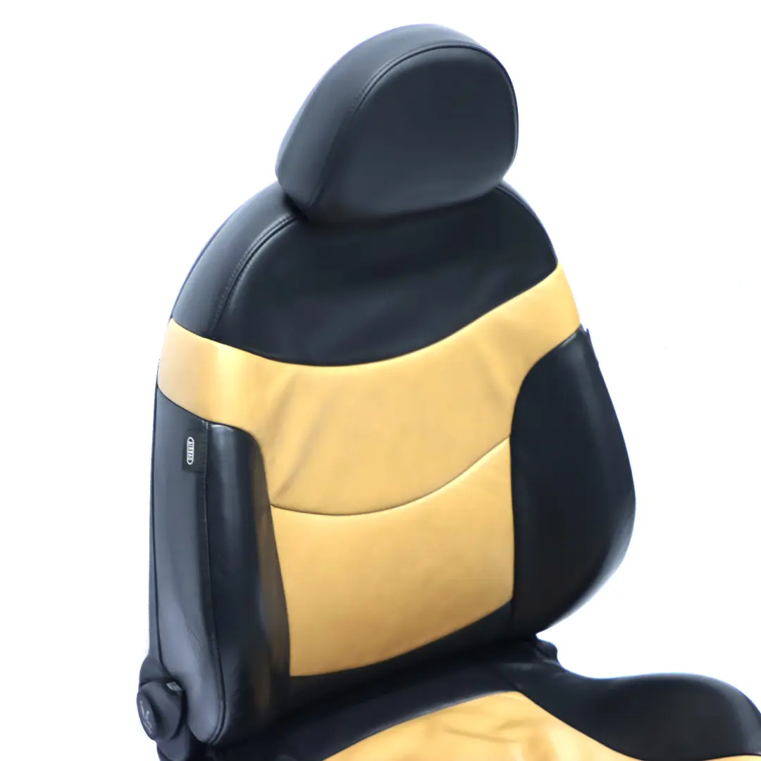 Front Seat Mini Cooper One R50 R53 Sport Right O/S Leather Cordoba Beige to with Part number 7130094 Front Seat Mini Cooper One R50 R53 Sport Right O/S Leather Cordoba Beige - SKU 7130094 - Part number 7130094